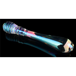 LoveToy Gode en Verre Twin Pleasures 20 x 3.6cm Transparent